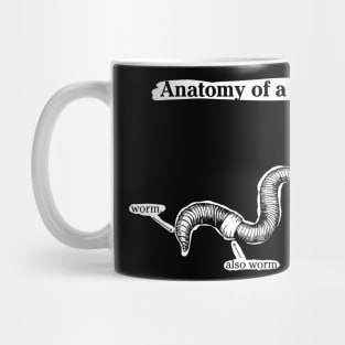 Anatomy of a Worm - Dark Mug